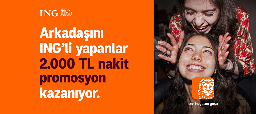 Sevdikleriniz ING’li olsun siz 2.000 TL nakit hediye kazanın!